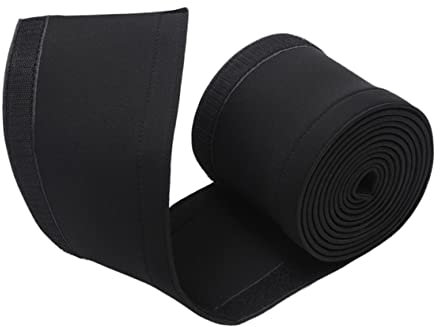 PartyKindom 2rolls Cable Storage Wrap Hook and Loop Cable Protector Neoprene Cord Protector for Wire Trunking Tidies