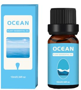 Ätherische Öle Oceanr 10 ml, Ätherische Öle für Diffuser Aromatherapie,Duftöle für Diffusor,Ätherisches Oceanröl Duftöl Oceanr Öl für Haut Körper Haarpflege, Kerze,Seife,DIY,Massage Aroma