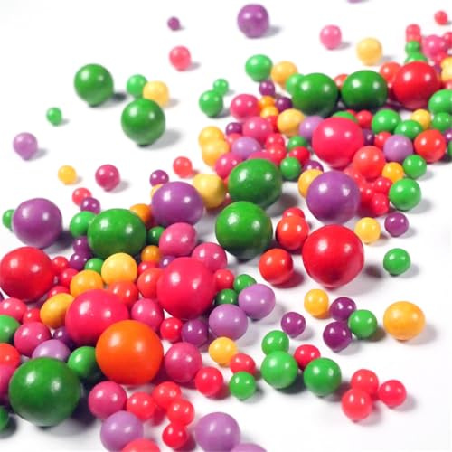 Streuselheld Schokomix Bunt 120g Schokoladenstreusel Kugeln und Perlen | Bunter Streusel-Mix als Topping für Torten, essbare Zuckerstreusel zum Verzieren von Muffins, Cupcakes und Geburtstagskuchen