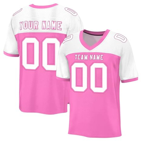 Maillot Personnalisable de Football Américain avec Logo Nom et Numéro