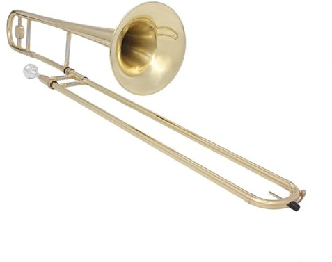 Posaune Musikinstrumente Anfänger Bb Alto Posaune Gold B Flache Mit Box Stoff Handschuh Messing Instrument Teile
