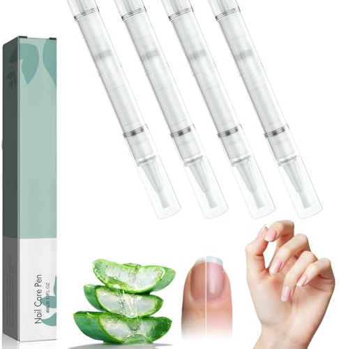 4 Stück Nail Care Pen Nagelpilz Stift, Österreich Nagelpflegestift mit Teebaumöl, Aloe Vera & Vitamin E, Nagel Care Stift für Gepflegte Fingernägel & Fußnägel Nagelwachstum FöRdern