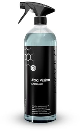 evorilo Ultra Vision Glasreiniger 1 Liter für Auto & Haushalt | Starke Fett- und Schmutzlösekraft, Streifenfrei, Ammoniakfrei, Kunststoffschonend, Für Scheiben, Spiegel & Displays
