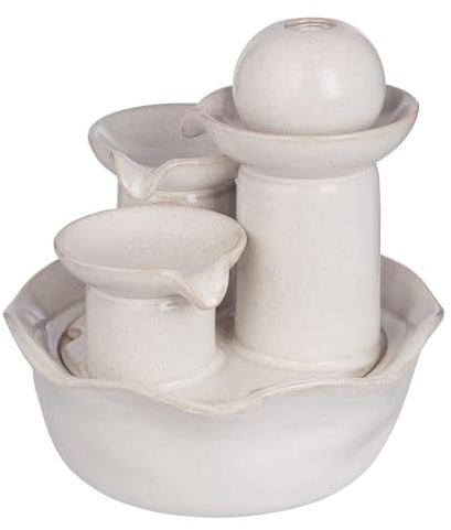 BUTLERS Zimmerbrunnen ø21 x H24 cm Steingut - Balance -