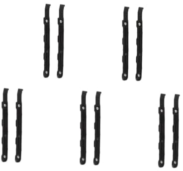 DIYEAH 5 Paires Rail de Montage pour Disque Dur Plastique Abs Support sans Outil Installation Rapide Structure Pratique pour Châssis Antivibration et Dissipation Thermique