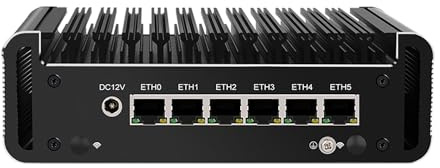 ANDAQI Micro Firewall Appliance, Mini PC, PFSense, Mikrotik, OPNsense, VPN, Router PC, I5 1135G7, RJ17, AES-NI, 6 x 2.5GbE I226-V LAN, COM, HDMI, SIM Slot, 0 RAM, 0 Storage, Barebone No System
