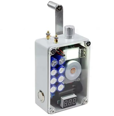 Générateur à manivelle, Chargeur USB d'urgence Portable, for Camping, randonnée, équipement de Survie en Plein air, avec lumière COB et Briquet