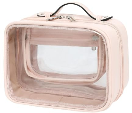 Borsa Da Toilette Trasparente Da Viaggio Portatile Impermeabile Per | Borsa Organizer Da Viaggio Per Trucco Per Uso Quotidiano, Viaggi Di Lavoro, Viaggi Personali, Per Capelli, Per Unghie