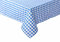 texpot Landhaus Tischdecke 100 x 140 cm blau-weiß kariert 100% Baumwolle