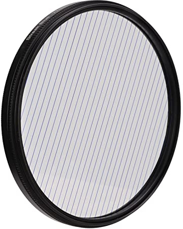 Blue Streak Kamerafilter, 62 Mm 67 Mm 72 Mm 77 Mm Spezialeffekt Linsenfilter Anamorpher Spezialeffektfilter, Kompatibel mit Den Meisten Digitalkameras auf Dem Markt(77mm)