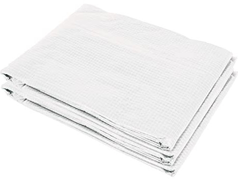 Outsunny Plásticos para Invernaderos 6x3x2 m Cubierta de Repuesto para Invernadero de Polietileno con 12 Ventanas y Puerta Enrollable Protección de Plantas para Jardín Blanco