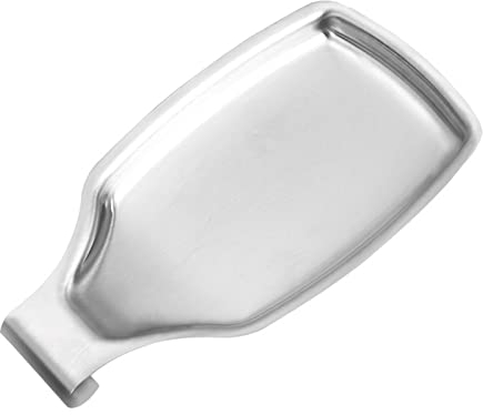 XZSomaloy Spoon Rest Spoon Holder Stainless Steel Utensil Rest Kitchen Ladle Spoon Holder Spoon Tray Shelf Cooking Utensils Rest for Kitchen Spatula Ladle Brush Other Cooking Utensils