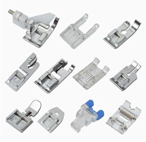 11 Pezzi Piedino Per Macchina Da Cucire - Piedini Premistoffa - Kit Di Piedini Premistoffa Per Macchina Da Cucire,Per Singer, Brother, Janome, Toyota, Elna, Aeg, Baby Lock, Ecc