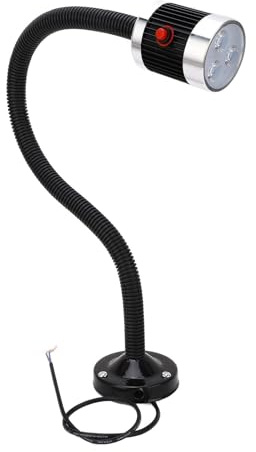 Magnetisches Licht Flexibles Schwanenhals LED Arbeitslicht mit 3,01 Zoll magnetischer Basis, Flexible Schwanenhals-Arbeitsleuchte für Drehmaschine Cnc-Fräsbohrmaschine Nähmaschine Industrielle(5W)