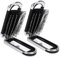 Paquete de 2 cepillos plegables de viaje para mujeres y hombres, pequeño cepillo portátil con espejo, mini cepillo plegable de tamaño de bolsillo, peine de masaje compacto para cuero cabelludo,