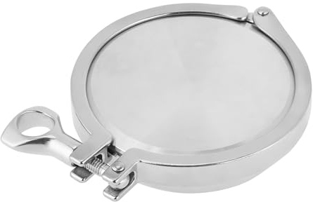 4 Tri-Clamp-Zwingen, Sanitär-Rohrverschraubungssatz aus Edelstahl, Sanitär-Endkappen-Set mit 102 Mm 4-Zoll-Endkappe, Schweißhülse, Klemme, Dichtung für Maschinenhersteller
