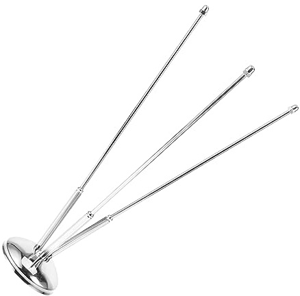 DIYEAH Table Flag Pole Desk Flag Stand Metal Pole American Laptop Stand Advertising Decorations Parade Flagpole Car Support Mini Banner Supplies Bracket Office