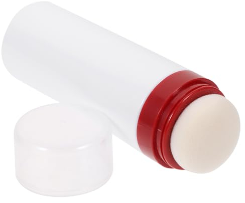 Hohopeti 2stücke Puderflasche Mit Puderquaste Tragbarer Babypuderbehälter Für Baden Für Strapazierfähigem Material Farbe Zufällig