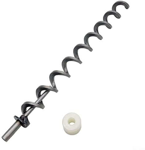 Set di punte per trapano a coclea, 39 cm, ricambio per griglie a pellet, kit di spazzolatura a coclea, facile installazione