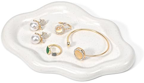 Szaboviktoria Schmuckschale,Keramik Ringschale Wolke Schmuckschale, Schmucktablett,Schlüsselschale,Deko Schale