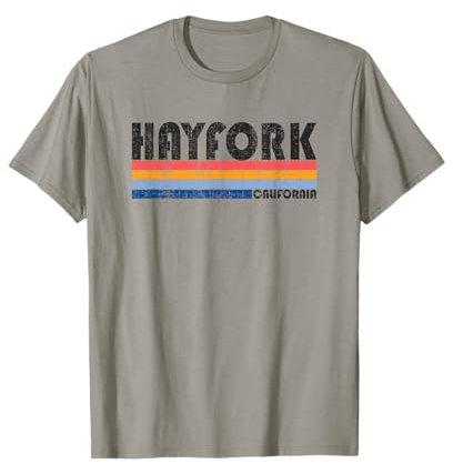 Vintage 70s 80s Style Hayfork, CA T-Shirt