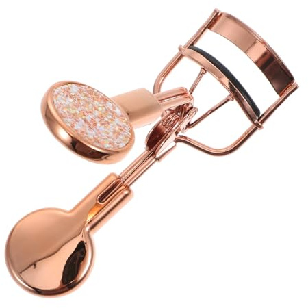 BESTYASH Wimpernzange Handheld Klein Aus Rostfreiem Stahl Rosegold Wimpernklammern Make up Tool Für Einfaches Wimpernformen Und Geschenk