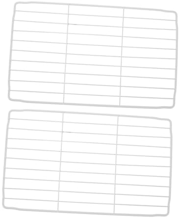 Housoutil Lot de 2 Étagères en Fer Blanc pour Congélateur Structure en Grille, Usage Polyvalent et Matériau Solide pour Rangement à Domicile ou Usage Commercial
