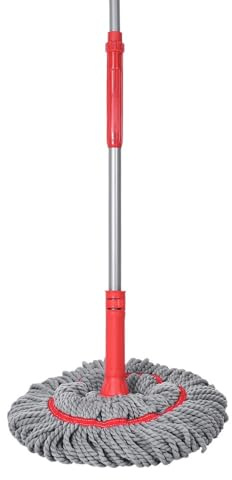Liseré Vert | Balai serpillère Magic Twist Mop® Lave sols Ultra-Absorbant, Compact, essorage intégré, Manche télescopique