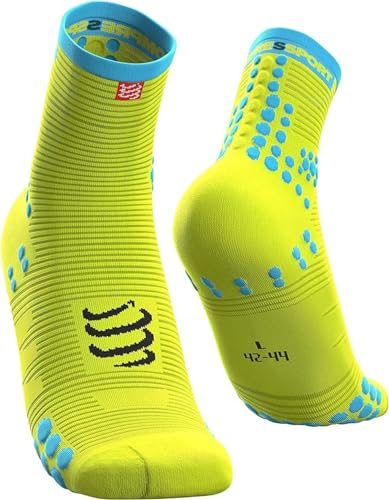 Compressport SH3T1FY Calcetines, Sin género, Blanco, L