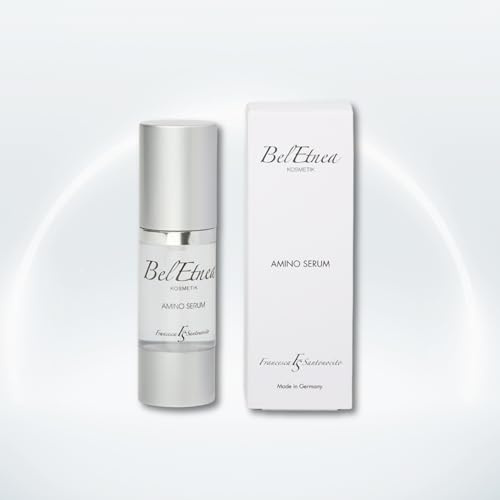 BelEtnea Amino Serum | 30ml Hochdosiertes Tages- und Nachtserum für Gesicht, Hals, Augen & Dekolleté | Gesichtspflege Männer und Frauen | Antifaltencreme für Glatte & Sichtbar jüngere Haut