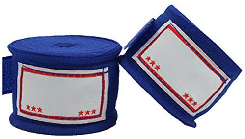 navigatee Boxbandagen, Boxbandagen, 5 m, federnde Baumwolle, für Kickboxen, Sanda, Taekwondo, Muay Thai, Bandage, Sportschutzausrüstung, 2 Stück pro Packung