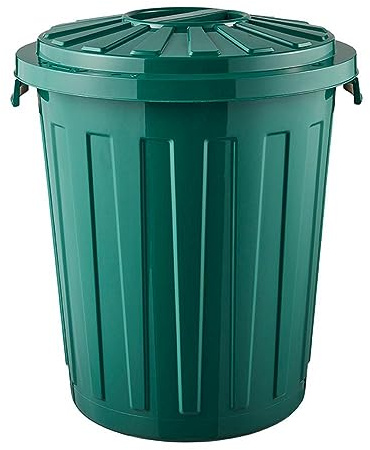 keeeper Maxi-Tonne mit Deckel, Procyclen, 23 l, 36 x 36 x 42 cm, Mats Eco Line, Eco-Grün