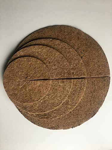 Generisch Disco di cocco per pacciamatura piante, antigelo, protezione invernale (60 cm)