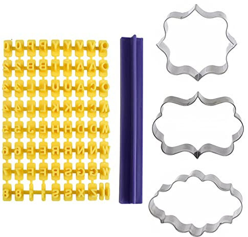 Alfabeto Numero Fondente Cookie Cutter,Alfabeto Lettere Biscotti Stampo,Lettere Pasta Di Zucchero,Stampini Alfabeto Cookie Stamp,Lettere Pasta Di Zucchero Timbro,Fondente Biscotti Stampo Per Alfabeto