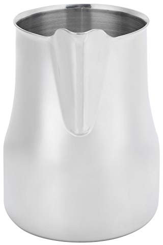 Geschenk for Bierbecher, lustige Tasse, Kaffeetasse, Geburtstage, Weihnachten, Geschenk, Edelstahl, spitzer Mund, Kaffee- und Milchaufschäumbecher, Kaffeekanne, Krug for Latte-Dekorationskunst (Silber