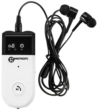 Geemarc IBT10 - Amplificador de Audio Bluetooth para Televisores, Ordenadores y Móviles - Puede Utilizarse como Kit Manos Libres - Ideal para Personas Mayores - Compatible con Audífonos