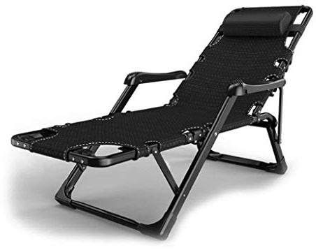 KPERXIS Sonnenliegen, robuste Gartenmöbel-Sets, Sonnenliege, Camping-Gartenstühle, Schwerelosigkeits-Liegestuhl, Liegestuhl, wasserdichte Chaiselongues aus Metall für das Büro im