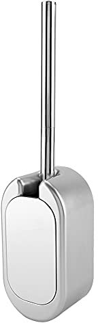 Escobilla y Soporte para Inodoro, limpiadores de inodoros, escobilla y Soporte para Inodoro, escobilla para Inodoro de Acero Inoxidable, Juego de escobilla y Soporte para Inodoro