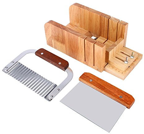 LUNWJJIP Ensemble d'outils de Coupe, Moule en Bois réglable Fait à la Main, Couteau de Coupe de Moule à Pain Faisant des Fournitures for à Domicile