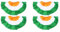 Kisangel 2 Juegos De Abanico Irlandesa De Abanico Del Día De San Patricio Decoraciones Del Día De San Patricio De Fiesta De San Patricio De 2 piezas*2