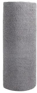 DYYEUAVT Wiederverwendbares Reinigungstuch, Haushalts-Küchentuch, Mikrofaser-Handtuchrollen, Spüllappen, Waschpapier, Handtuch-Ersatz, 1 Rolle mit 20 Blatt(Gray)