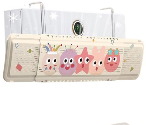 Acunny Déflecteur de climatisation CA, anti-soufflage direct, outil portable, extensible, flexible, antidérapant, sûr pour le mur de plafond du lit de chambre