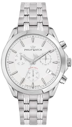 Philip Watch Orologio Uomo, Cronografo, Analogico, 41 mm, Collezione BLAZE, Swiss Made