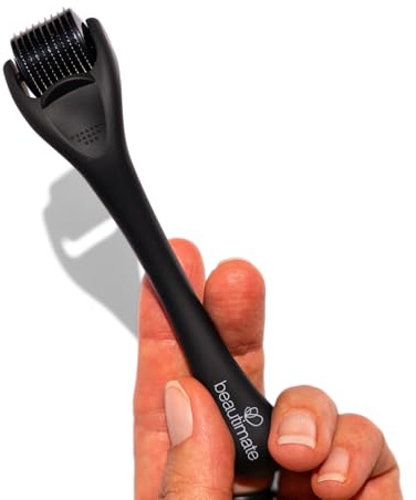 beautimate Microneedle Derma Roller for Face, Hair, Scalp and Beard - Storage Case Included - 0.25mm