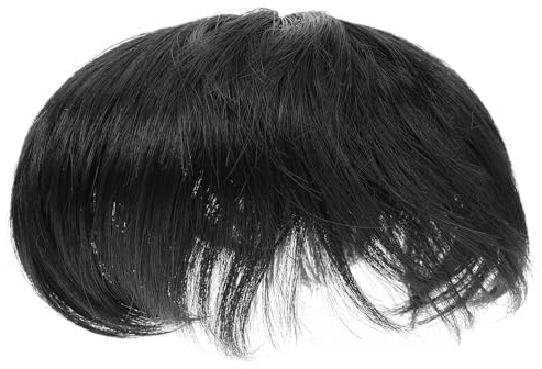 Toyvian Kurzhaar Toupet Herren Natürliches Haarteil aus Stabilem Material Leichtes Perückenteil für Glatzen Einfache Anbringung Geeignet für Alltag und Veranstaltungen