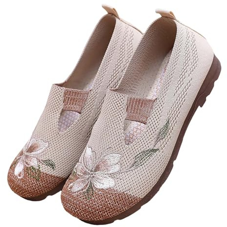 Hälsoskor för kvinnor med fotsäng, sneakers män utan skosnören, slip-on, promenadskor, lätta ortopediska skor, breda fötter, damskor sommarskor, mjuka sulor, slip-skor