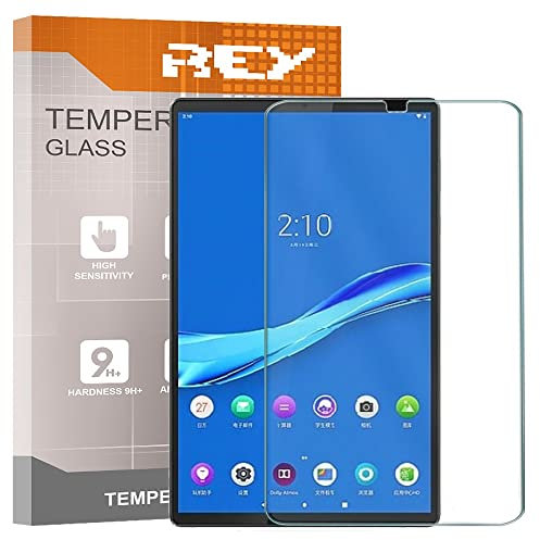 REY Pellicola salvaschermo per Lenovo Smart Tab M10 FHD Plus 10,3 TB-X606FA, Pellicole salvaschermo Vetro temperato, di qualità Premium Tablet