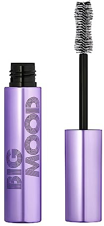 e.l.f. Big Mood Mega Volume & Lifting Mascara, Bold Volume & Instant Lift, Creates Long-Lasting Voluminous Lashes, Deep Brown, 1.1 Oz (10mL)