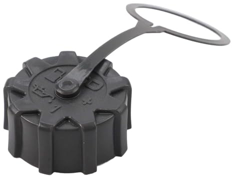Lagomloot Tapa de depósito de combustible para Kawasaki TH23 TH26 TH43 TH48, protección de plástico resistente contra elementos, pieza de repuesto negra 51048-2078