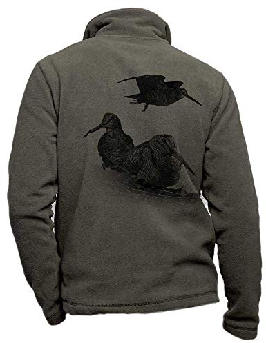 Polaire de chasse kaki personnalisé becasse - affaire de chasse taille XL
